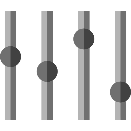 configuraciones Basic Straight Flat icono