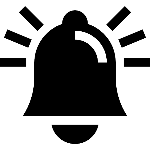 alarm Basic Straight Filled ikona
