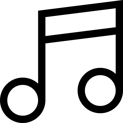 reproductor de música Basic Straight Lineal icono