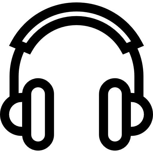 słuchawki Basic Straight Lineal ikona