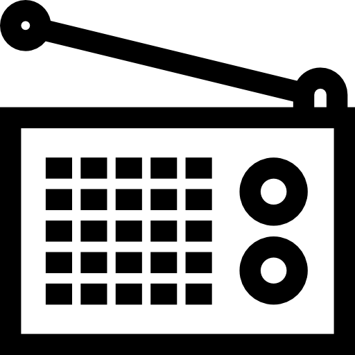 radio Basic Straight Lineal ikona