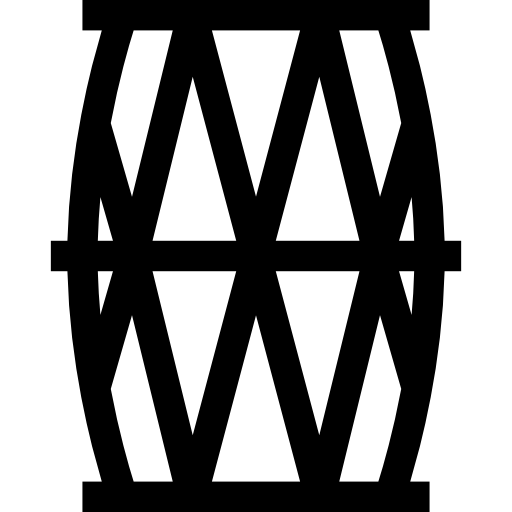 bęben Basic Straight Lineal ikona