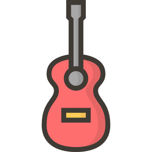 gitarre Meticulous Lineal Color icon