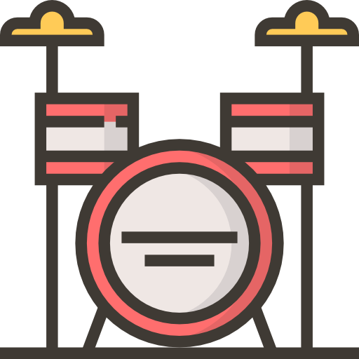 Drums Meticulous Lineal Color icon