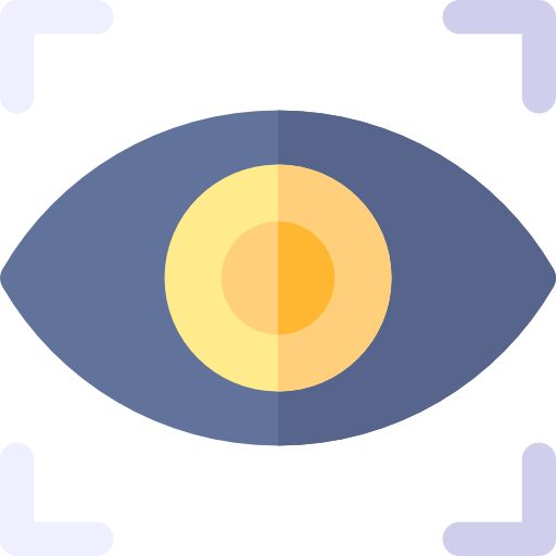 zichtbaarheid Basic Rounded Flat icoon