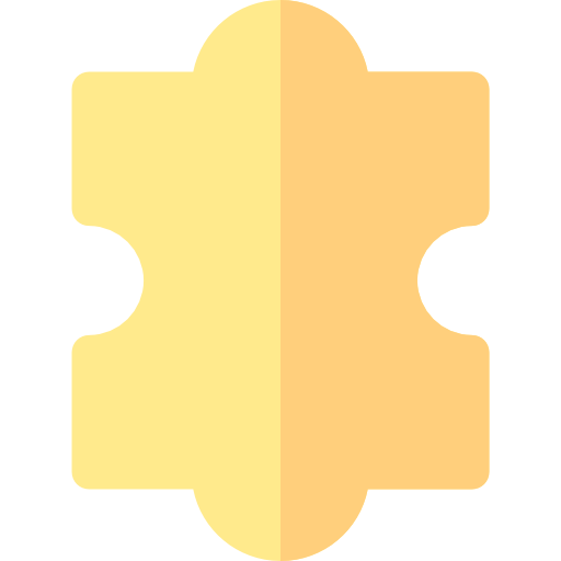puzzle Basic Rounded Flat Icône
