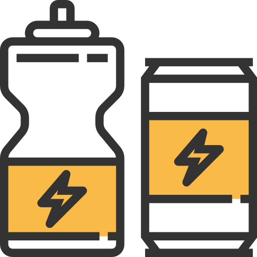 Energy drink Meticulous Yellow shadow icon