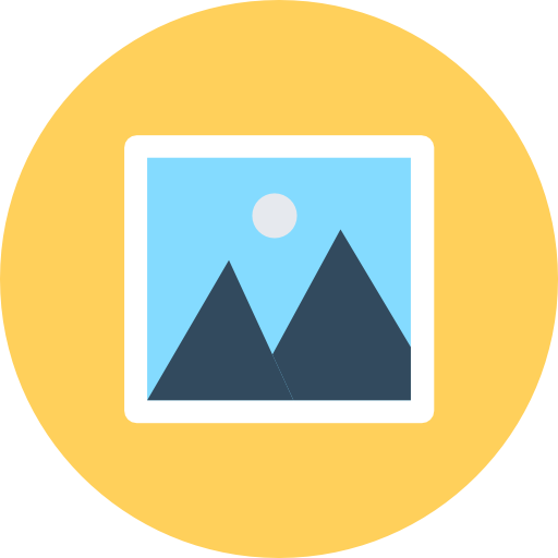 Picture Flat Color Circular icon
