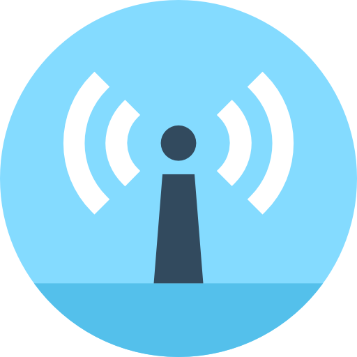 Wifi Flat Color Circular icon