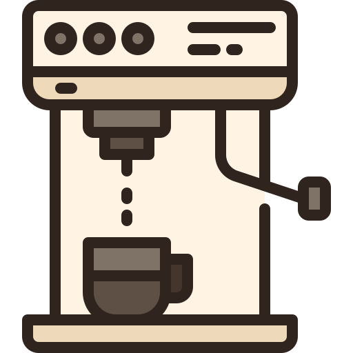 コーヒーメーカー Generic Outline Color icon