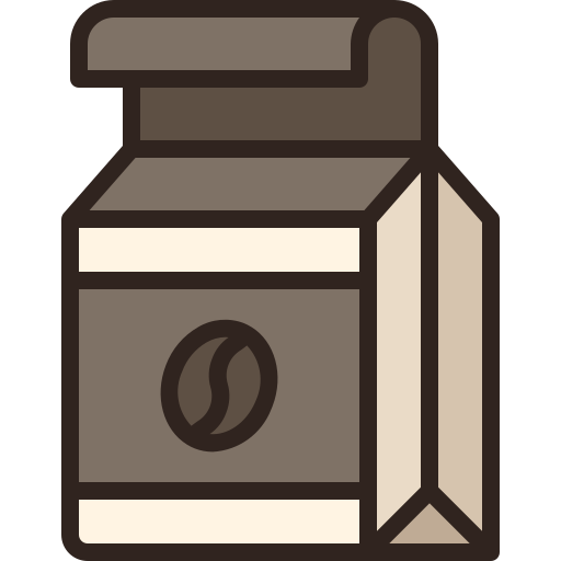 kaffeepackung Generic Outline Color icon