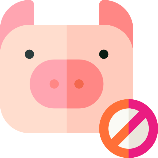 Pork Basic Rounded Flat icon