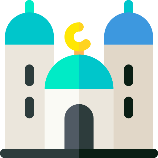 moschea Basic Rounded Flat icona