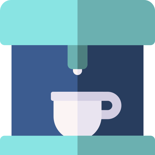 コーヒーメーカー Basic Rounded Flat icon