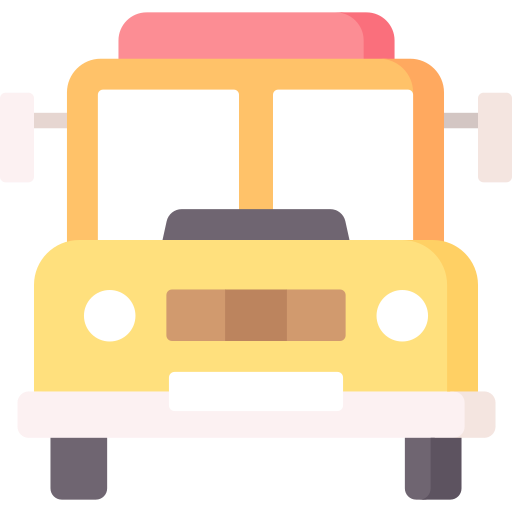 autobus szkolny Special Flat ikona