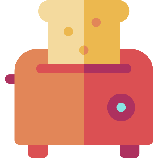 Toaster Basic Rounded Flat icon