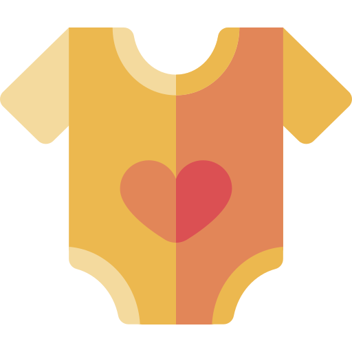 Baby clothes Basic Rounded Flat icon