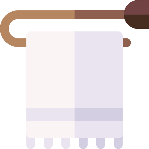 toalla Basic Rounded Flat icono