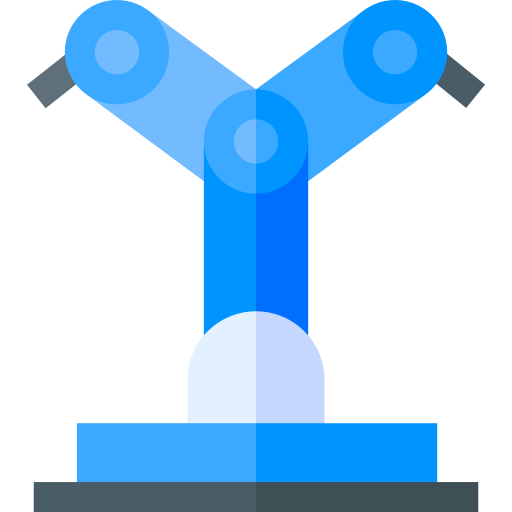 Robotic arm Basic Straight Flat icon