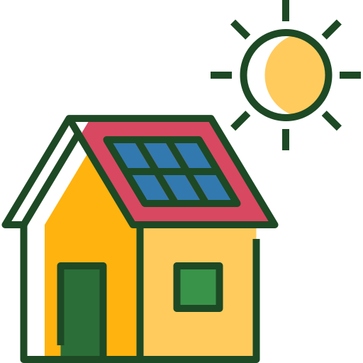 Solar panel Generic Color Omission icon