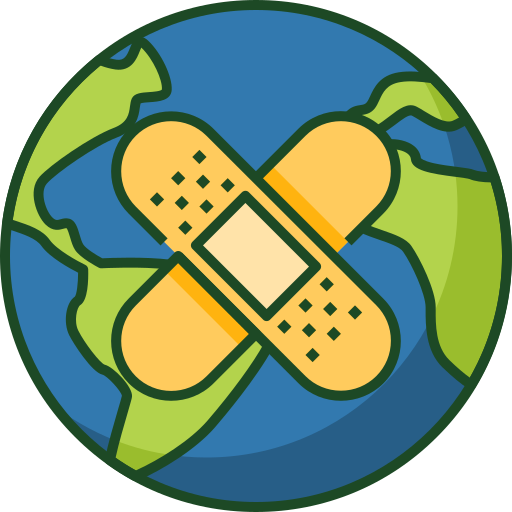 지구 Generic Outline Color icon