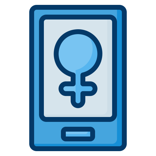 smartphone Generic Blue icon