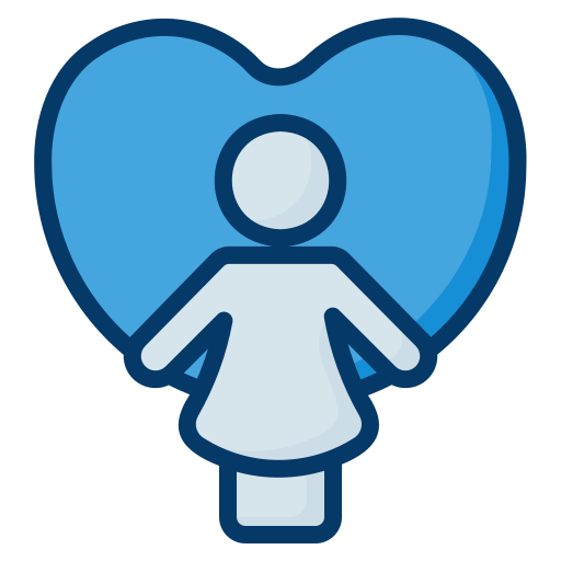 mujer Generic Blue icono