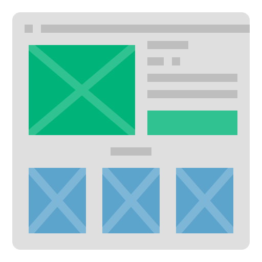 Wireframe Generic Flat icon