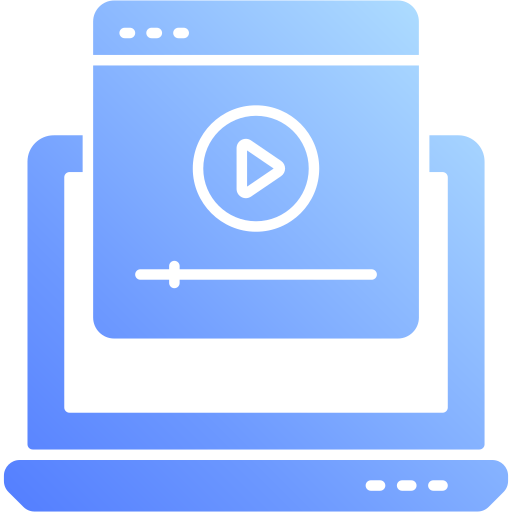 videomarketing Generic Flat Gradient icoon