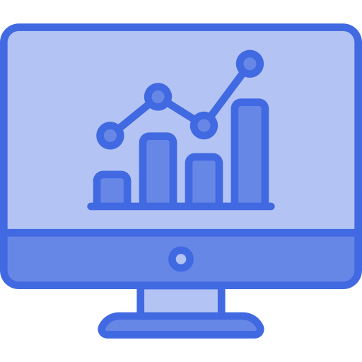 analítica de datos Generic Blue icono