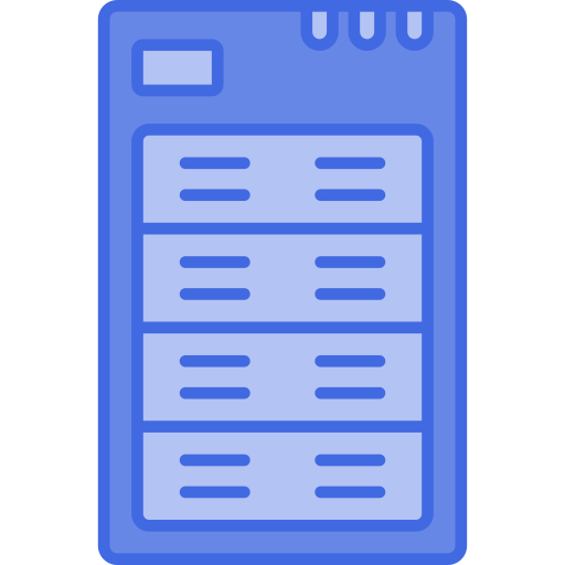 컴퓨터 서버 Generic Blue icon