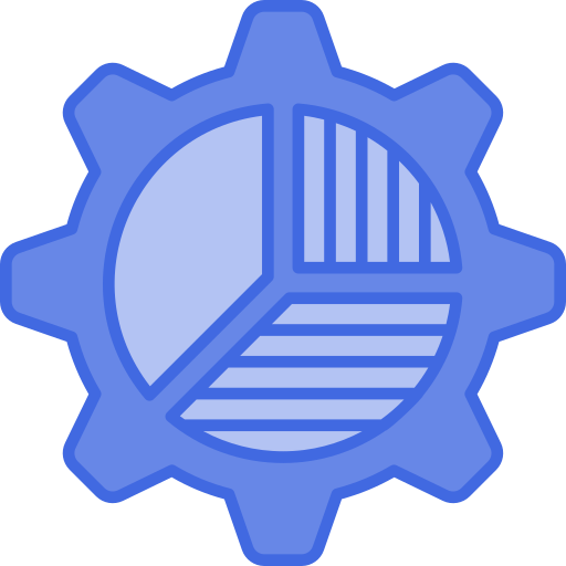 円グラフ Generic Blue icon