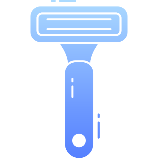 maquinilla de afeitar Generic Flat Gradient icono