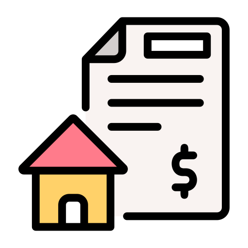 Ипотечный заем Generic Outline Color иконка