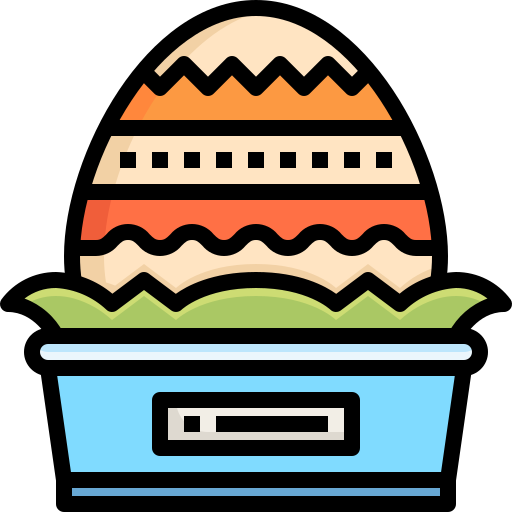 Easter egg Justicon Lineal Color icon