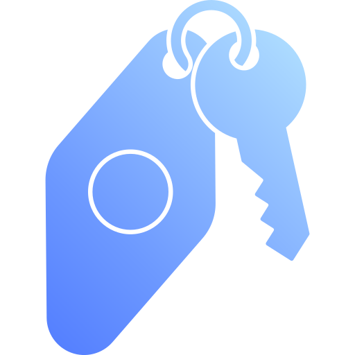 Room key Generic Flat Gradient icon