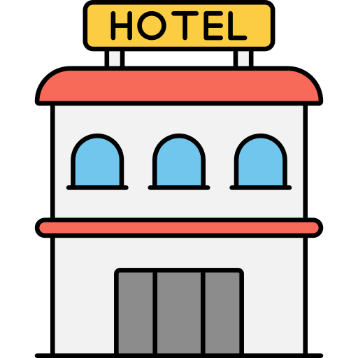 hotel Generic Outline Color icona
