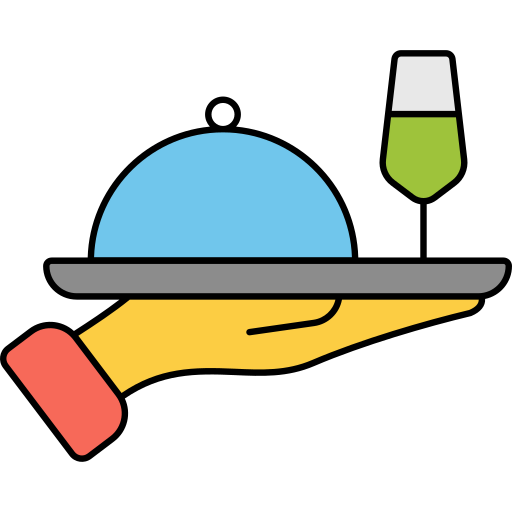 ルームサービス Generic Outline Color icon
