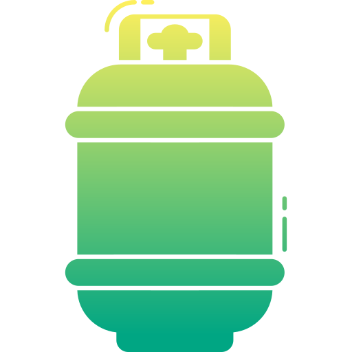 Gas cylinder Generic Flat Gradient icon