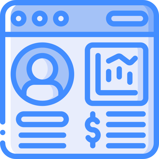 investition Basic Miscellany Blue icon