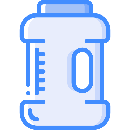 sportflasche Basic Miscellany Blue icon