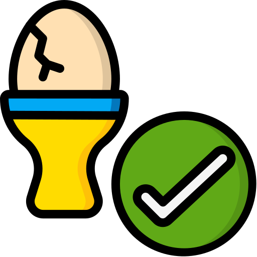 ゆで卵 Basic Miscellany Lineal Color icon