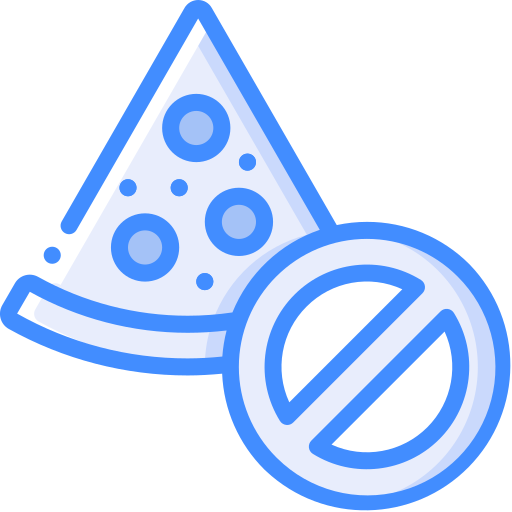 fatia de pizza Basic Miscellany Blue Ícone