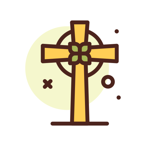 Крест Darius Dan Lineal Color иконка