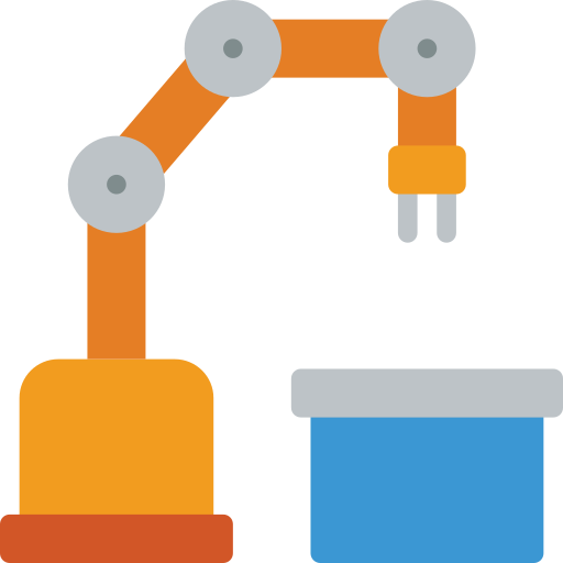 Robot arm Basic Miscellany Flat icon
