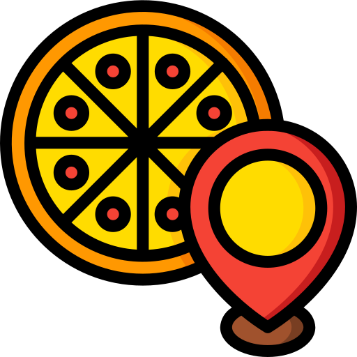 Пицца Basic Miscellany Lineal Color иконка