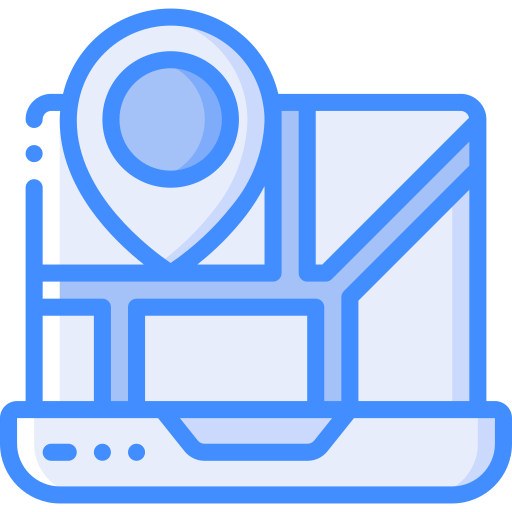 laptop Basic Miscellany Blue icon