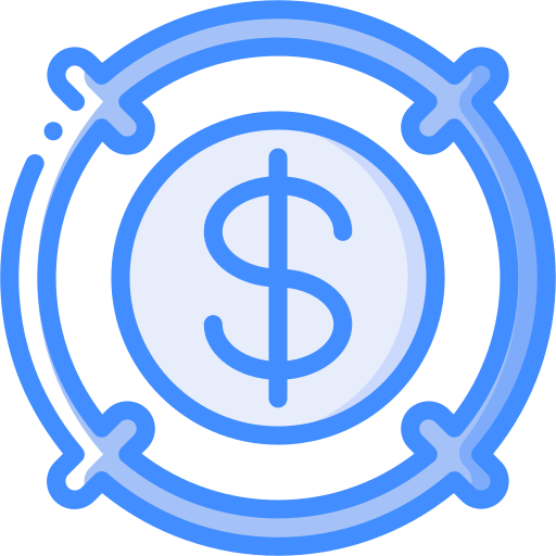 Dollar Basic Miscellany Blue icon