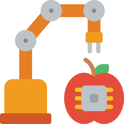 Robotic arm Basic Miscellany Flat icon