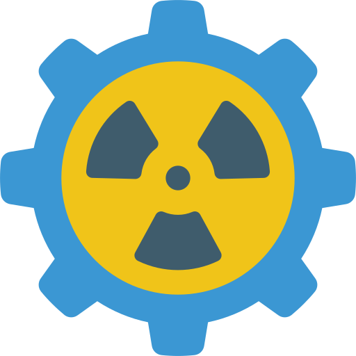 nucleare Basic Miscellany Flat icona